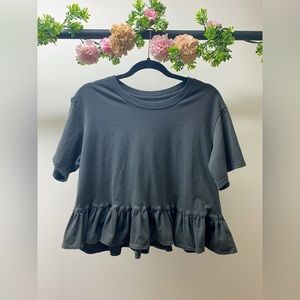 Women’s Gray Arizona Baby Doll Top